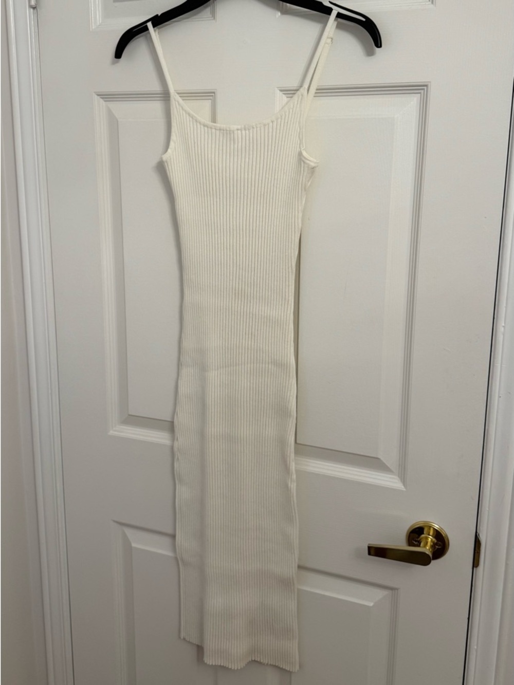 VISCOSE BLEND MIDI BODYCON DRESS